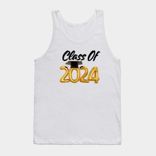 Foil Balloons Funny Graduation Party Class Of 2024 Tank Top